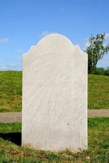 Un-Named Tombstone, Alrewas. Stock Image - Image of sunlit, 