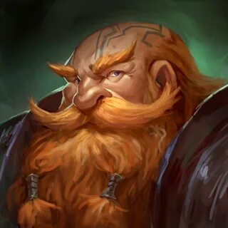 ArtStation - Dwarf Portrait, Décio Júnior Фэнтези рисунки, Ф