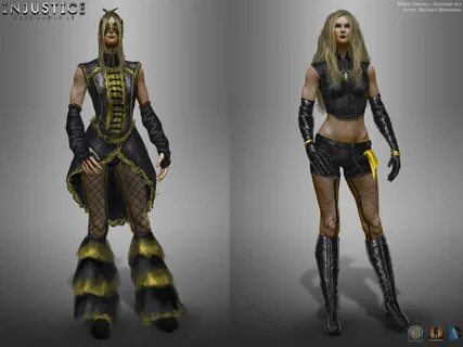 Black Canary Black canary, Concept art, Injustice