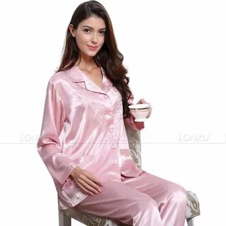 Satin Pyjamas Plus Size Women Satin Sleepwear Set Nightwear - Silk Satin Pajamas