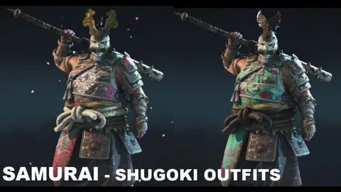 FOR HONOR - ALL SHUGOKI OUTFITS - CUSTOMIZATION - YouTube