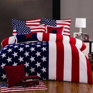 Amazon.com - Geek4lesses 100% Cotton Linen 3D American Flag 