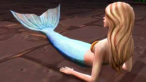 Aquamarine Mermaid Tail - The Sims 4 - YouTube