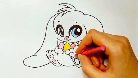 Aprende a dibujar un CONEJO Kawaii fácil 💙 How to Draw A Cut