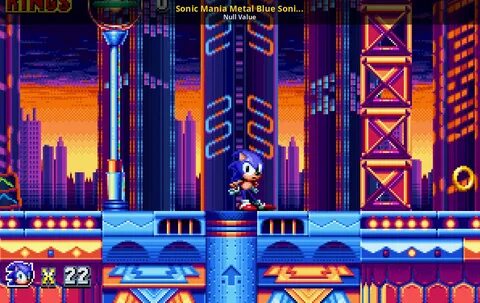 Sonic Mania Metal Blue Sonic Mod Sonic Mania Mods