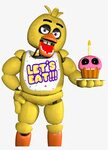 Fnaf Renders Series Album On Imgur Png Chica The Chicken - F