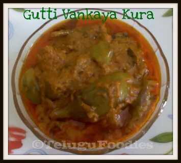 Gutti Vankaya Kura Homemade Telugu Recipes
