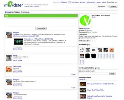 MyVidster Developer Blog: March 2012