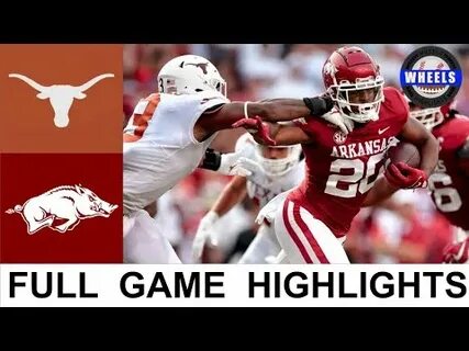#15 Texas vs Arkansas Highlights College Football Week 2 202