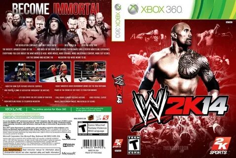 WWE 2K14 Become Immortal Xbox 360 Box Art Cover by TheNozzat