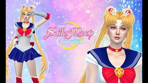 The Sims 4 CAS SAILOR MOON Lookbook + CC and DOWNLOAD SIM - 