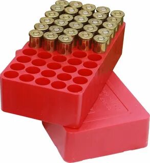 Коробка для патронов MTM J 50 Series для пистолетов красный 