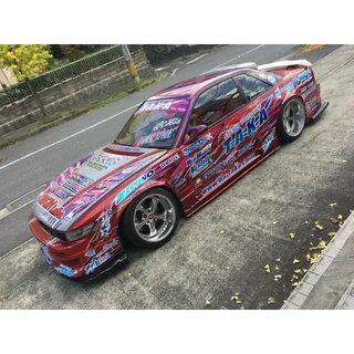 Pink Style Drift Team Livery For Nissan S13 S14 180sx Fr - M