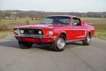 1968 Mustang Color Information