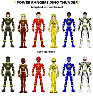Power Rangers Dino Thunder By Masteraven On Deviantart - Und