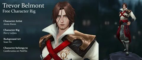 ArtStation - Trevor Belmont Fanart - Free Game Character Rig