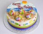 Pin by Kass Lomax on Swim party Cake, Beach cakes, Ocean cak