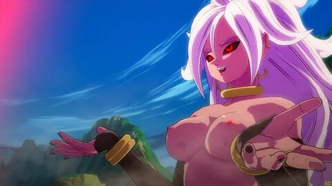 Dragon Ball FighterZ Nude Mod Strips Android 21 - Sankaku Co