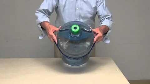 Aquatote - 5 gallon water bottle handle - YouTube