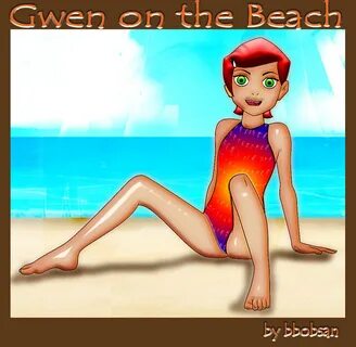 Gwen in Bikini by bbobsan - RELOADED by Bro-harl -- Fur Affi