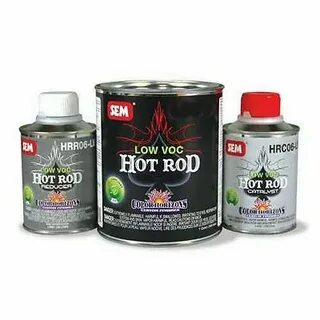 SEM HR040-LV Hot Rod White Auto Paint 2K Quart Kit Matte Fin