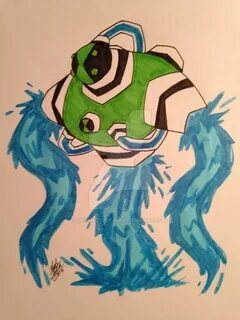 Ben 10 fan alien 3 (UPDATED) by insanedude24 Ben 10, 10 thin