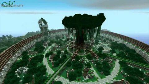 Minecraft - Mosscraft: Ruins of the Elven City - YouTube