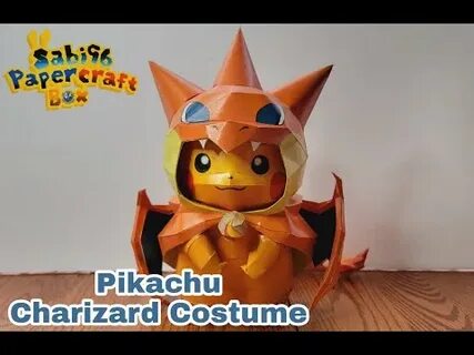 Pikachu (Charizard Costume) (Pokemon) Tutorial - YouTube