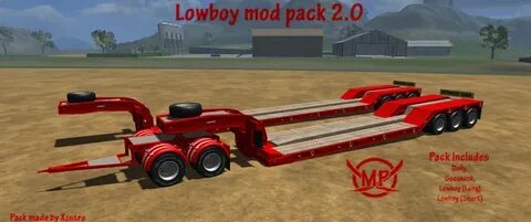 FS 2011: Lowboy mod pack v 2.1 Trailers Mod für Farming Simu