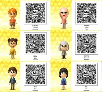 Anime Tomodachi Life Qr Codes - AIA