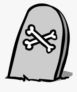 Jpg Royalty Free Tombstone Clipart Club Penguin - Transparen