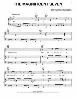 The Magnificent Seven By The Clash - Digital Sheet Music For