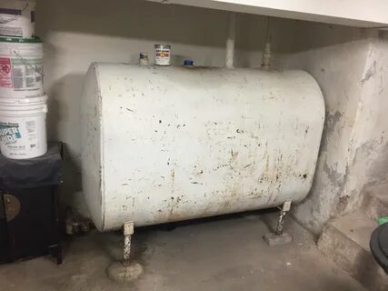 Painting a basement fuel oil tank - Home Improvement Stack E