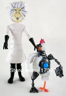 NEW LOOSE MAD SCIENTIST & ROBOT CHICKEN 6" ACTION FIGURE ADU