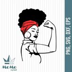Kits & How To 80% Off Sale Afro Girl Power Rosie The Riveter