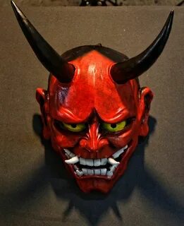 Oni / Hannya Mask by EnekaCreations on Etsy https://www.etsy