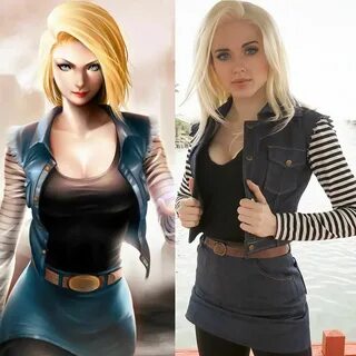 a18cosplay's tweet photo. (after Android 17 and Android 18 shoot rando...