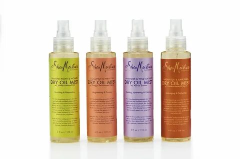 SheaMoisture New Dry Oil Mists, available exclusively at Tar