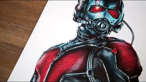 Ant-Man Speed Drawing - YouTube