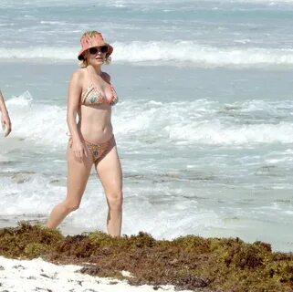 ROSE MCGOWAN in Bikini at a Beach in Mexico 03/23/2021 - Haw