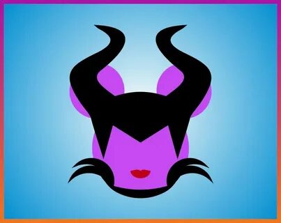 Disney Maleficent SVG Maleficent Mouse Head svg Maleficent E
