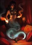 female genie Mythical creatures, Fantasy creatures, Djinn