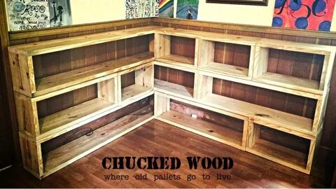Repurposed 2x12 timbers make up this rearranging bookcase. O