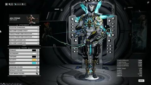 Warframe Samurai Frame 10 Images - Warframe Ash Prime Fashio