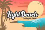 Light Beach Font EKNOJI FontSpace