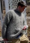 Men's mohair sweater
