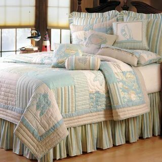Coastal Living Quilt Bedding Modern bed set, Luxurious bedro