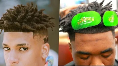 Edge up on NLE Choppa haircut style - YouTube