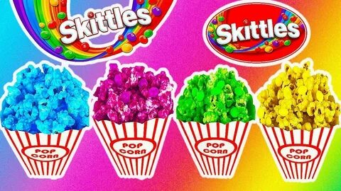 DIY: Homemade Skittles Popcorn! Candy Coated Popcorn! Easy H