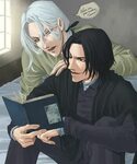 Lucius Malfoy and Severus Snape. Anime de harry potter, Foto